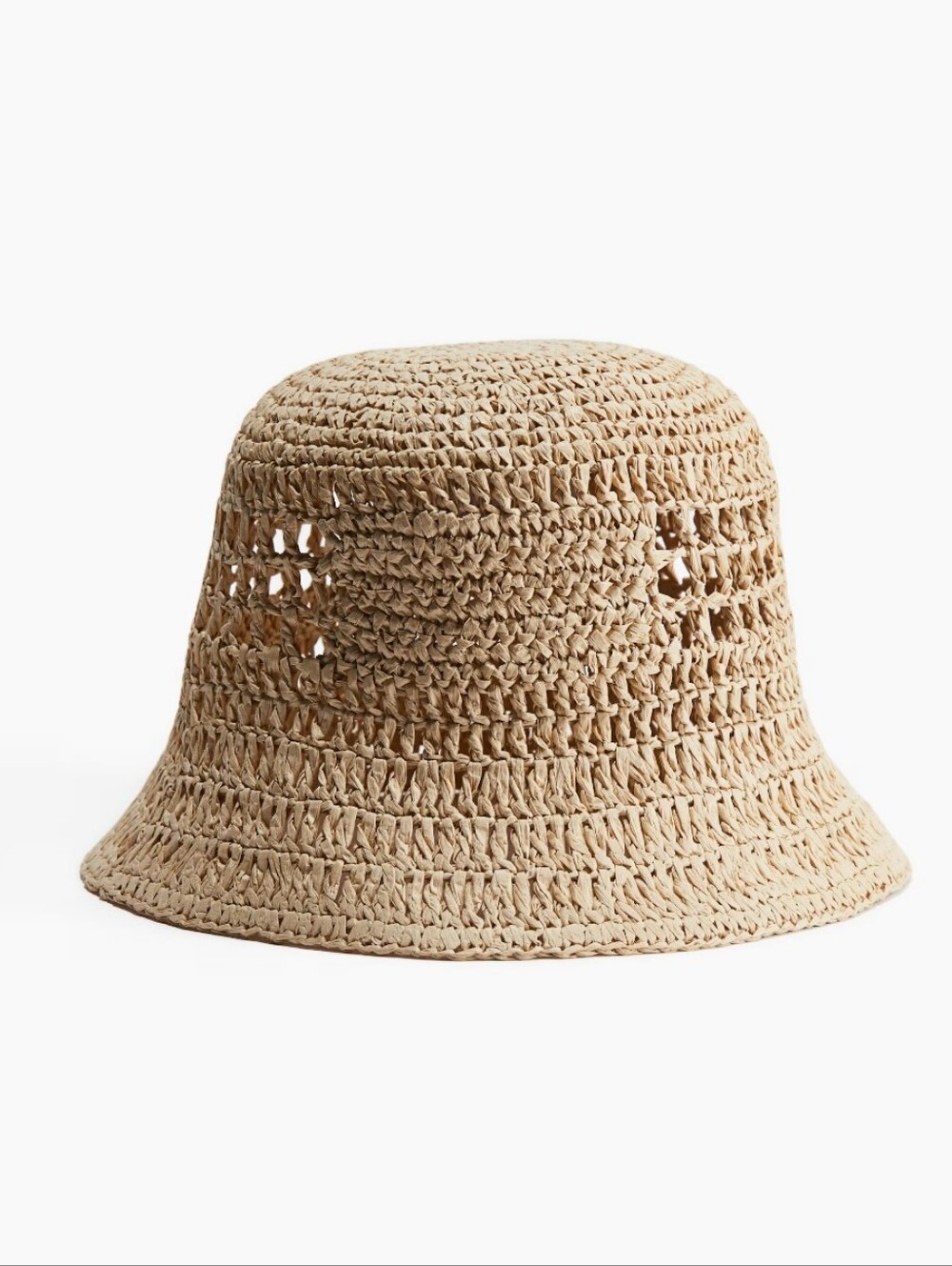 H&M Straw Bucket Hat Medium/58